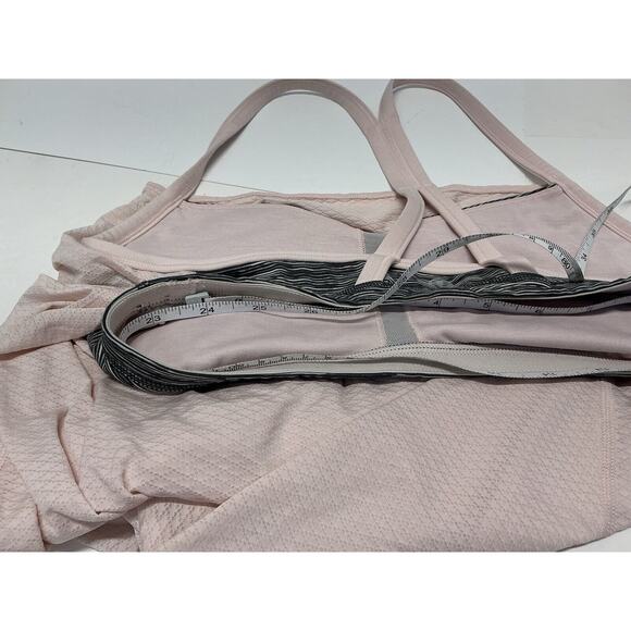 Lululemon Tank Top Women's Size 4/XS Pink Racerback Built In Bra No Limits Yoga - Picture 5 of 6